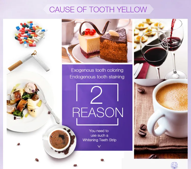 Custom Package Tooth Polishing Whiting Teeth Stripes