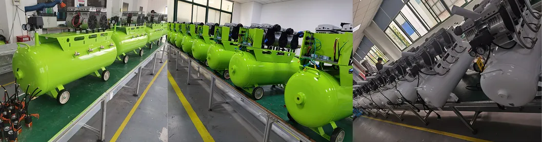 Dental Air Compressor Price 90L Silent Oil Free Air Compressor for Sale