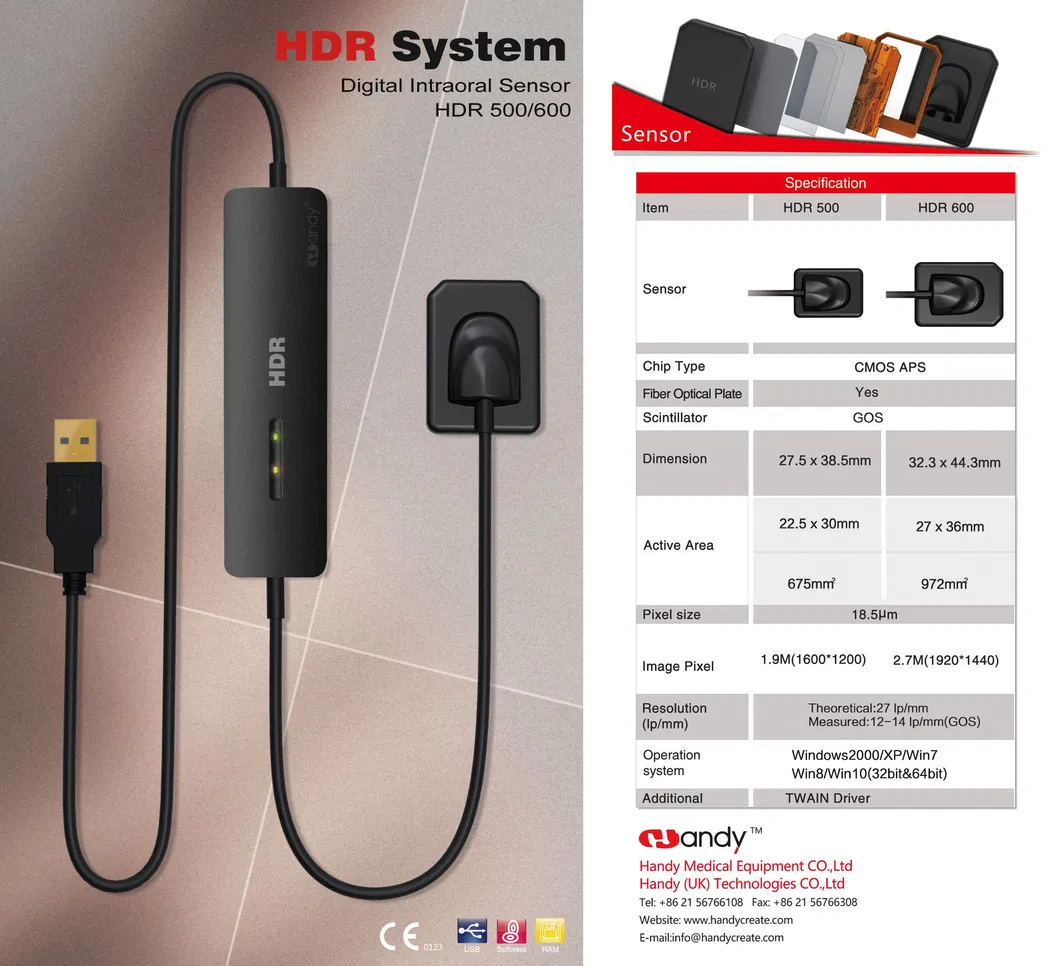 Dental Digital Intra Oral X Ray Sensor Hdr 500 Best Price