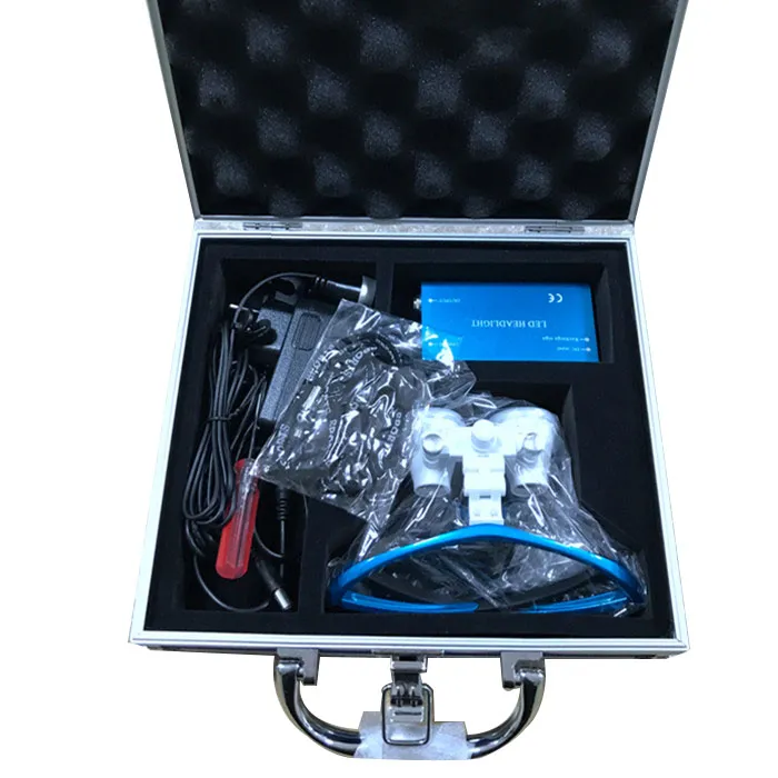 Dental Factory Supply LED Light Headlight Dental Loupe 2.5X/3.5X Glass Magnifier