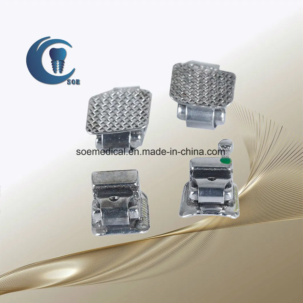 Dental Material Orthodontic Self Ligating Brackets with Buccal Tube