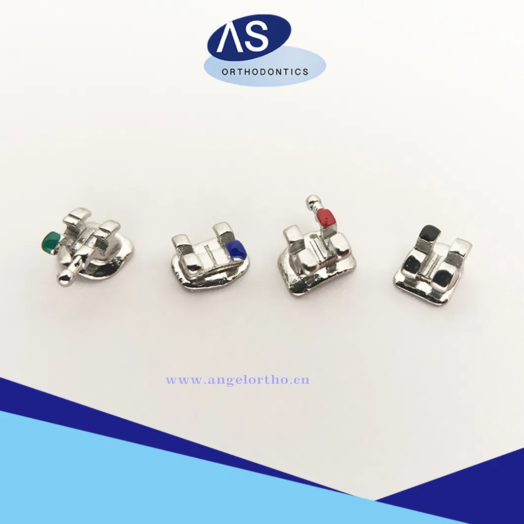 Dental Orthodontic Mini Mbt 022/018 Mesh Base Brackets with No Hook