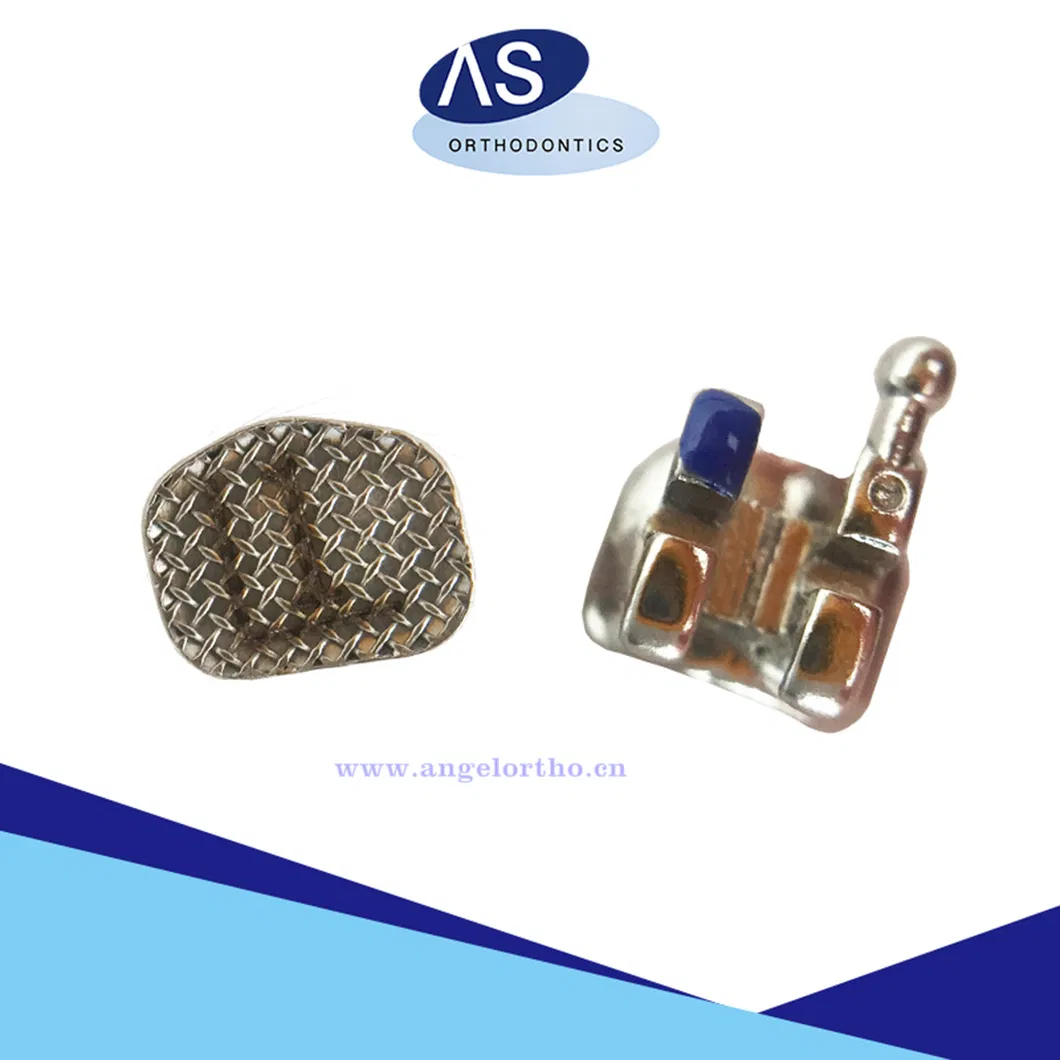 Dental Orthodontic Mini Mbt 022/018 Mesh Base Brackets with No Hook