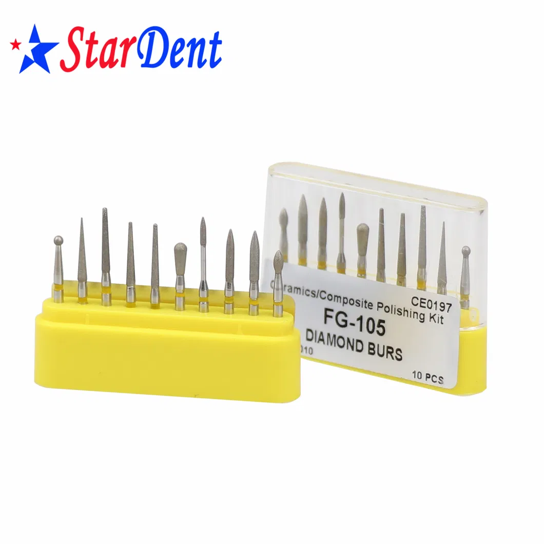 Dentistry Burs High Speed Handpiece Drill Dental Diamond Burs