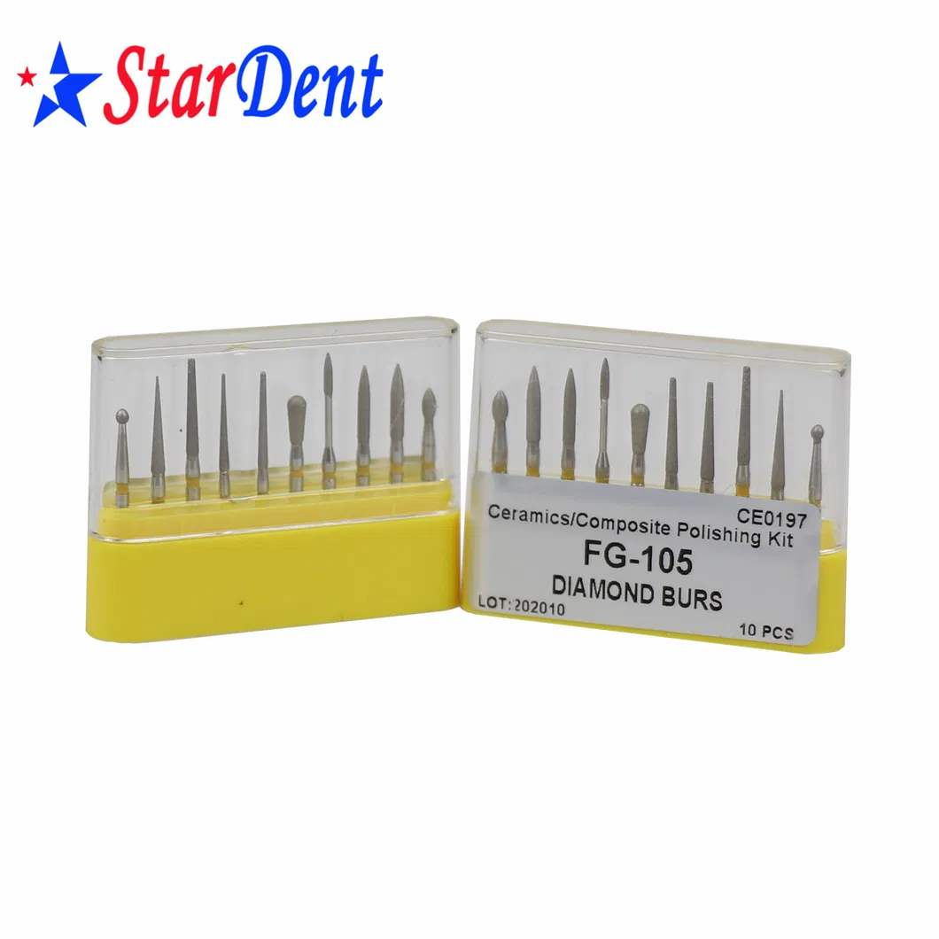 Dentistry Burs High Speed Handpiece Drill Dental Diamond Burs