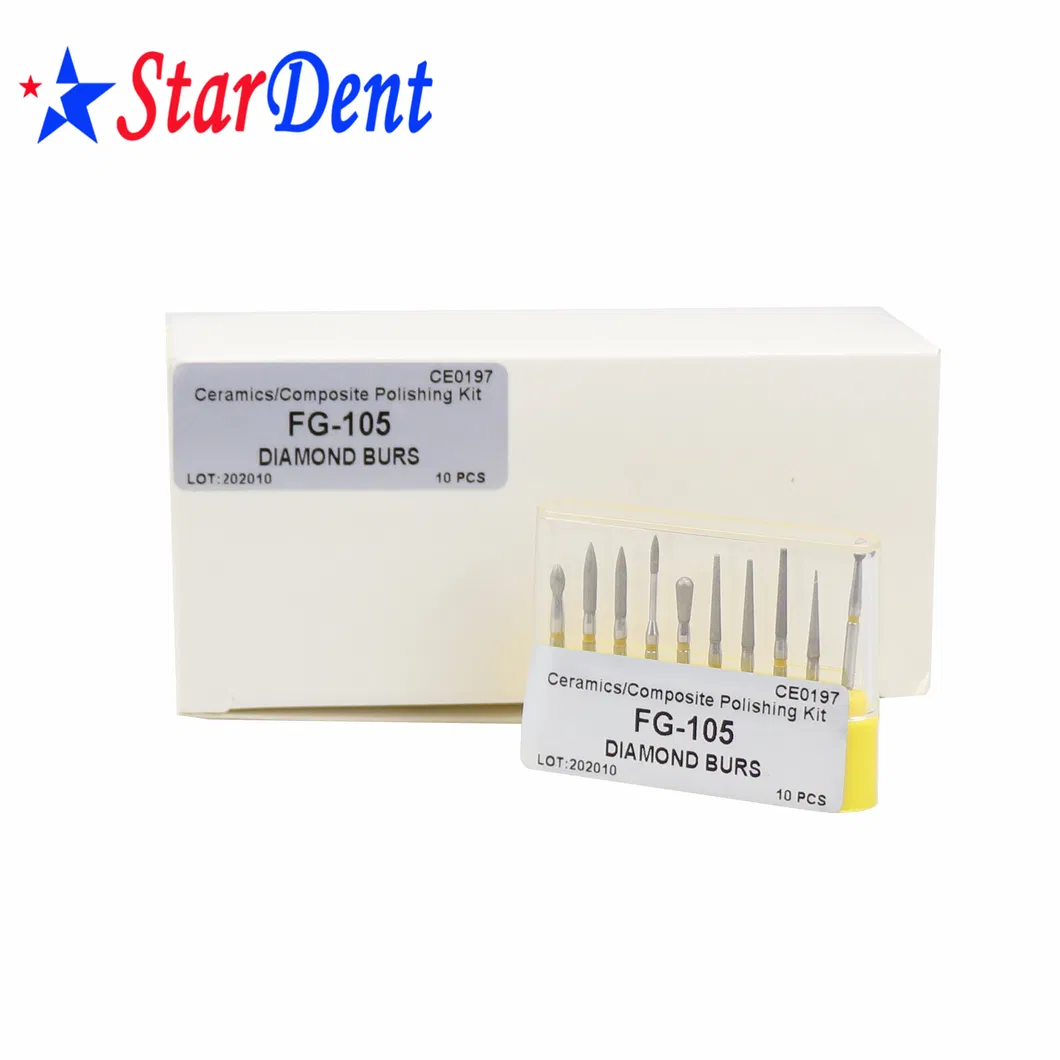 Dentistry Burs High Speed Handpiece Drill Dental Diamond Burs