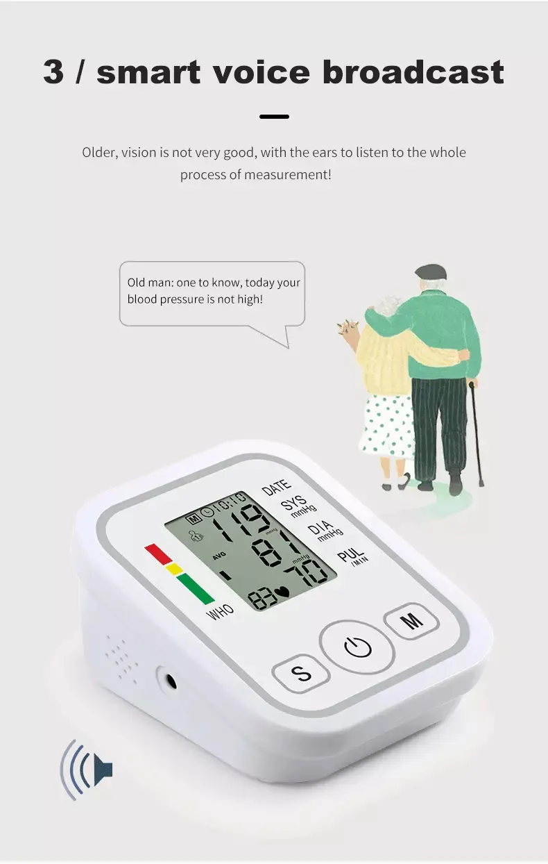 Digital Automatic Wrist Blood Pressure Monitor with New Cuff Design