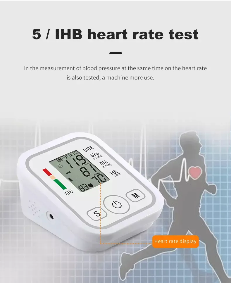 Digital Automatic Wrist Blood Pressure Monitor with New Cuff Design