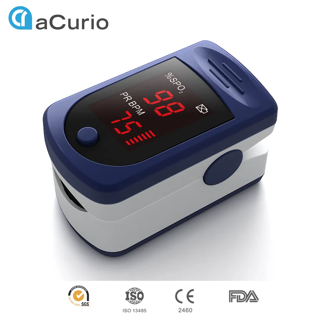 Doctor Recommend Hospital LED Display Wholesale Medical Fingertip Finger Pulse Oximetro Oxymeter Oximeter for Patient SpO2 Oxygen Saturation Monitor