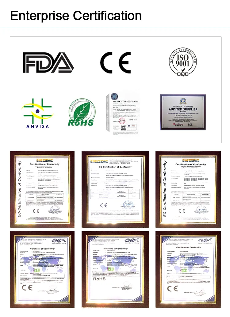 E-Light Hair Removal Beauty Machine / Skin Wrinkles Eliminate