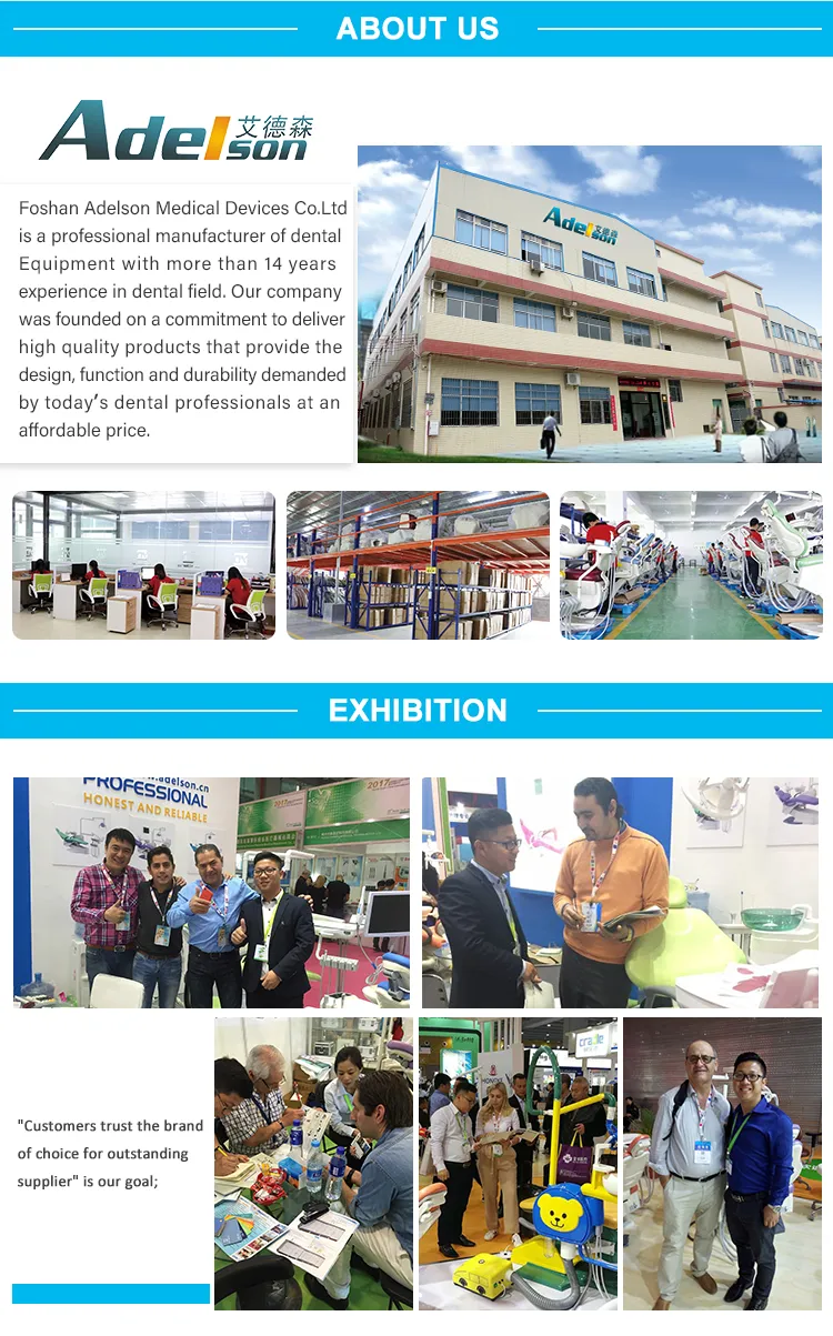 Electric Down-Mounted Yadeng Gladent Dental Chair Unit with Sensor