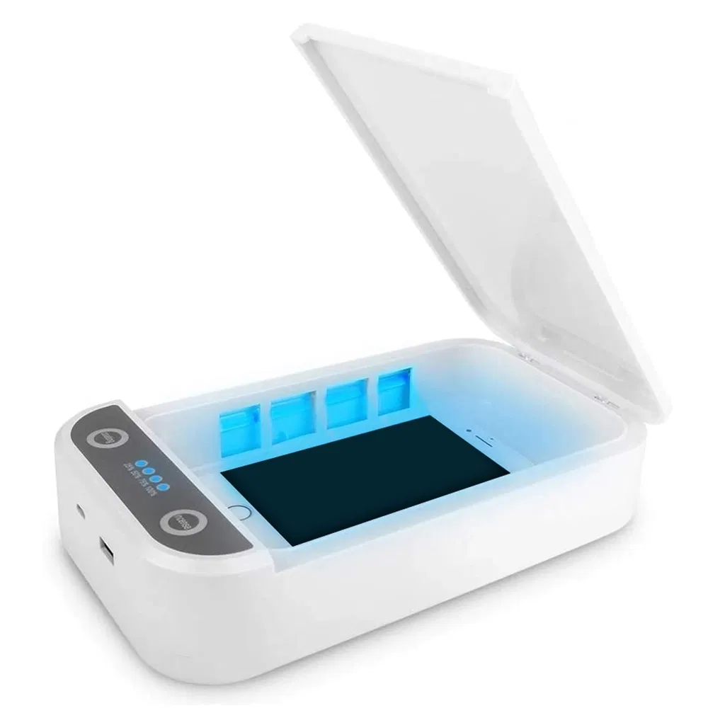 Esterilizador Desinfeccion Celulares Cell Phone Charger Light UV Disinfect Sanitizer Sanitizing Steriliser Disinfection Box