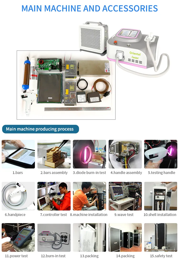 Factory Cheap Price Hair Removal Machine 808nm Diode Laser