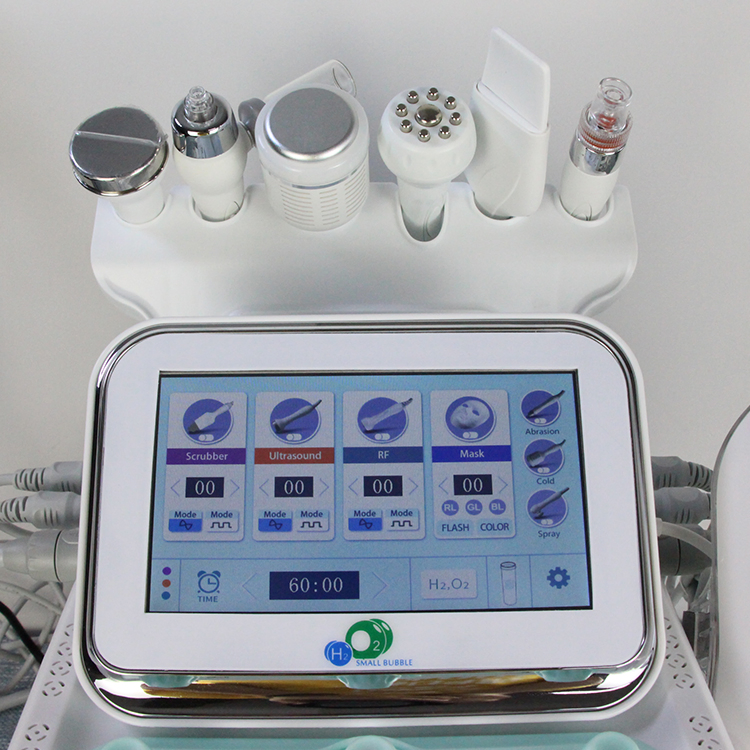 Factory Direct Sale Maquina Facial Punta De Diamante Massager Product Magic Ice Globe Hyperbaric Oxygen Mask