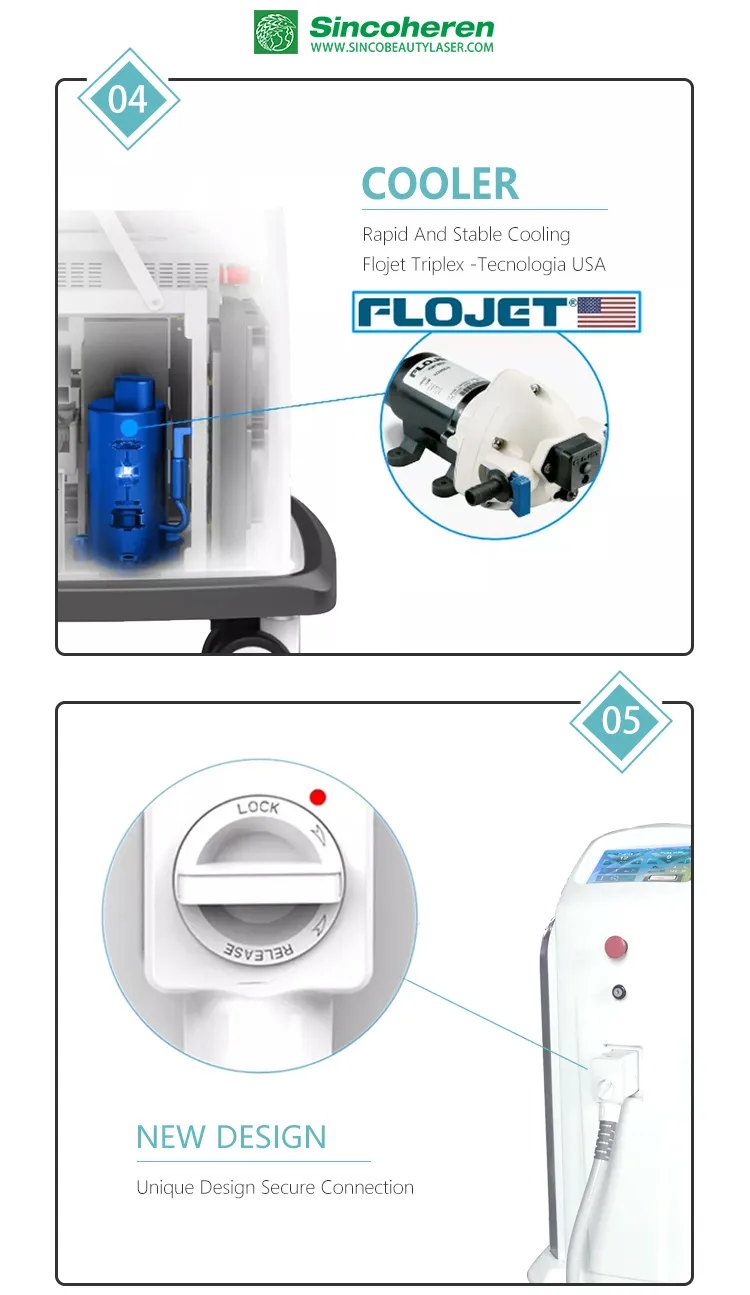 FDA Alexandrite Laser for Hair Removal 755 808 1064 Diode Machine Price