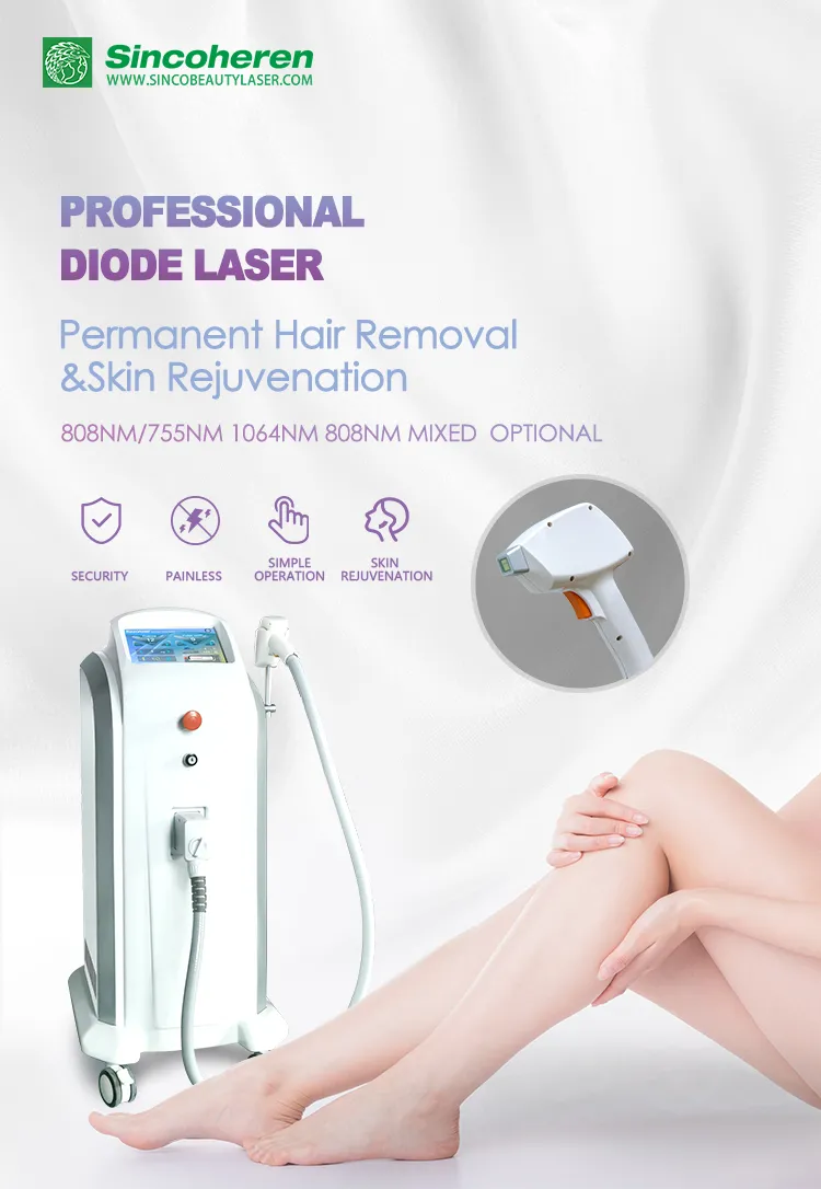FDA Alexandrite Laser for Hair Removal 755 808 1064 Diode Machine Price