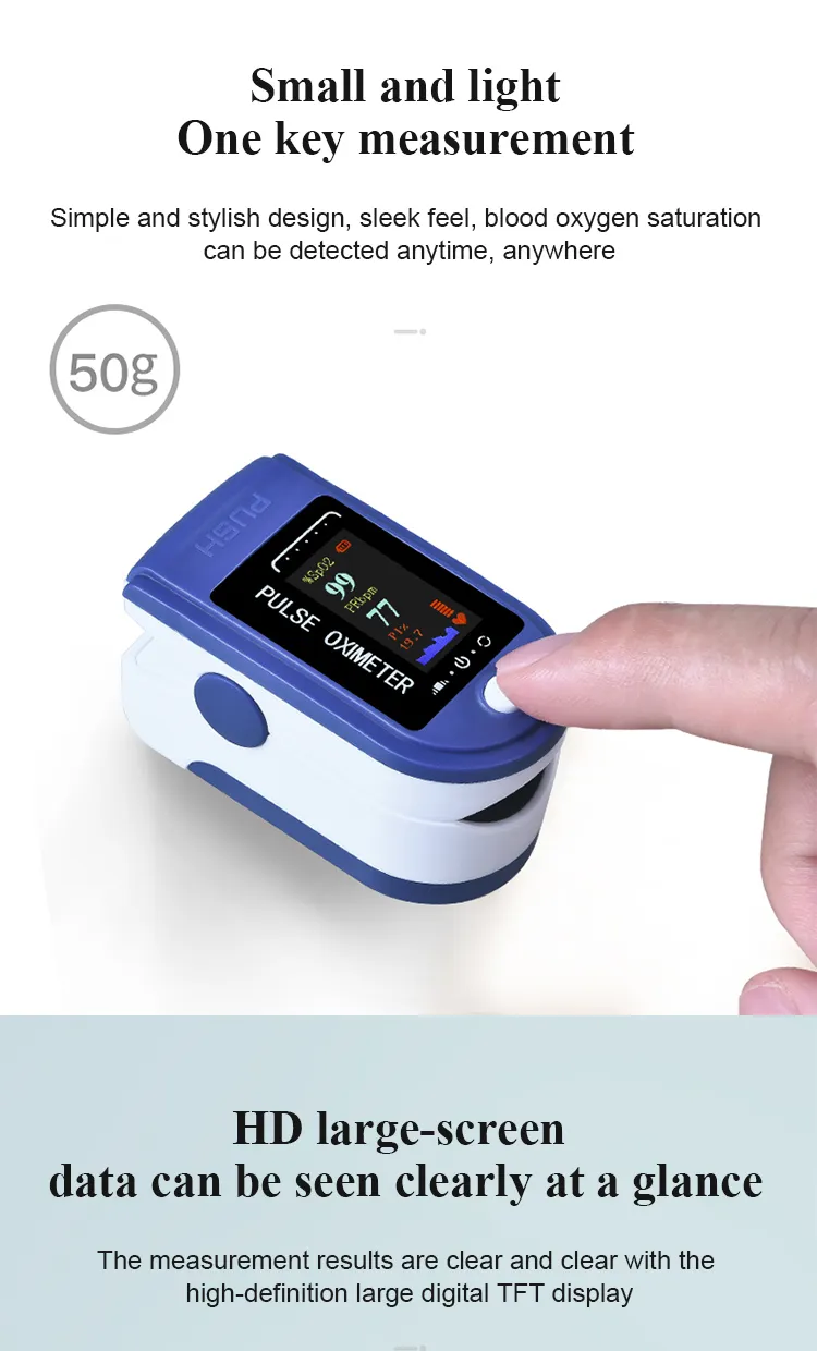 Fingertip Oximetro De Pulso Oximetro Finger Monitor Fingertip Oxygen Pulse Oximeter