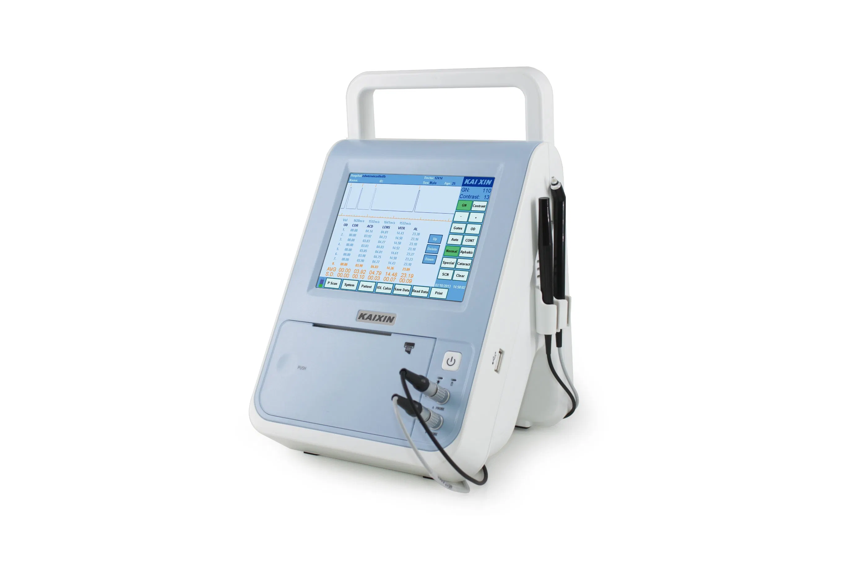 Functional Biometer & Pachymeter Eye Ultrasound Scanner Machine
