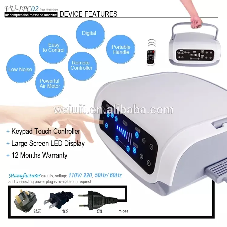 Good Partner for Sports and Fitness Air Pressure Massage for People Who Prone to Venous Stasis Ulcerations