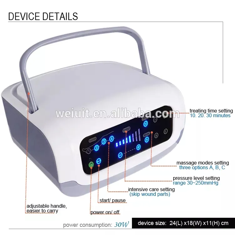 Good Partner for Sports and Fitness Air Pressure Massage for People Who Prone to Venous Stasis Ulcerations