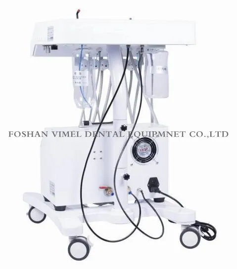 Greeloy Gu-P302 Portable Dental Unit Cart with Air Compressor Gu-P300