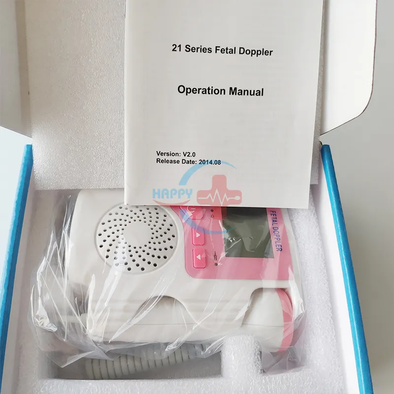 Hc-C016b CE/FDA Hot-Sale Pocket Design Pregnant Fetal Heartrate Check Fetal Doppler