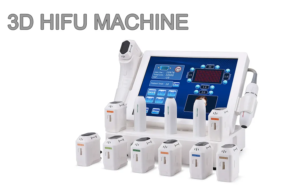 Hifu H-15 Vesta 2 in 1 Beauty Antiaging 3D Vmax Machine 11 Lines Skin Tightening Slimming Machine for Face Lifting and Body