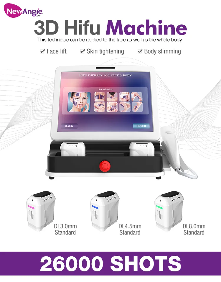 High Intensity Focused Ultrasound 3D Hifu No Rebound Mini Hifu Anti-Wrinkle Machine for Beauty Salon