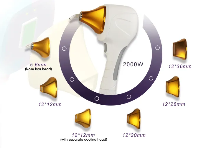 High quality 755nm Diode Laser Permanent Hair Removal Equipment for The Whole Body