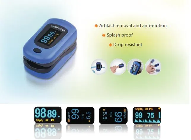 High Quality Fingertip Pulse Oximeter TFT OLED LED Screen Oximeter with CE FDA