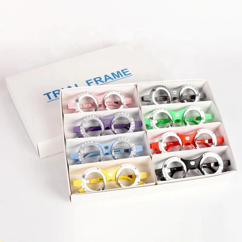 High Quality Optical Colorful Plastic Trial Lens Frame