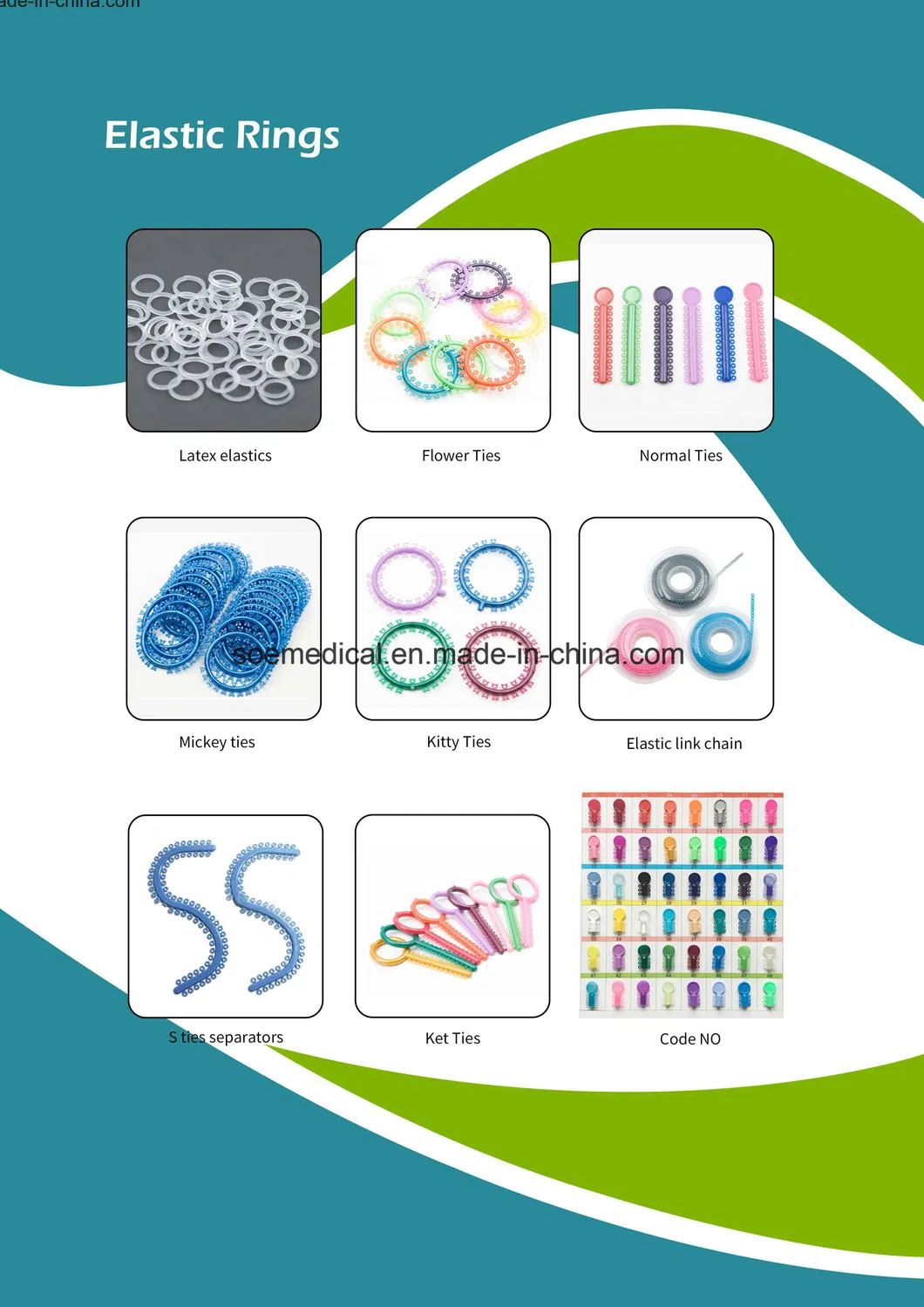 High quality Orthodontic Dental Headgear Double Bar/ Orthodontic Reverse Pull Headgear