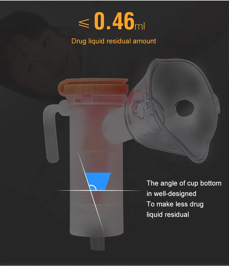 High Quality Portable Piston Compressor Nebulizer Ultrasonic Medical Portable Asthma Inhaler Nebulizer Manufacturer