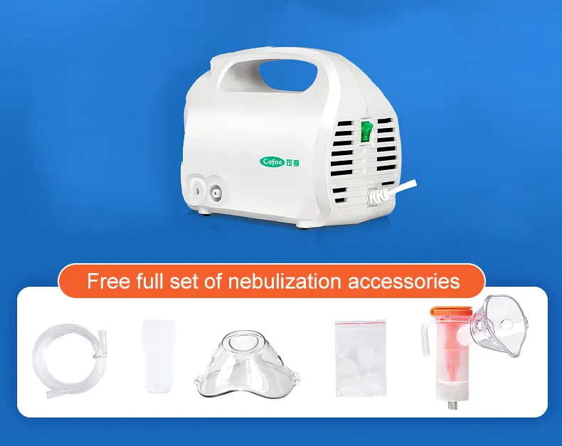 High Quality Portable Piston Compressor Nebulizer Ultrasonic Medical Portable Asthma Inhaler Nebulizer Manufacturer