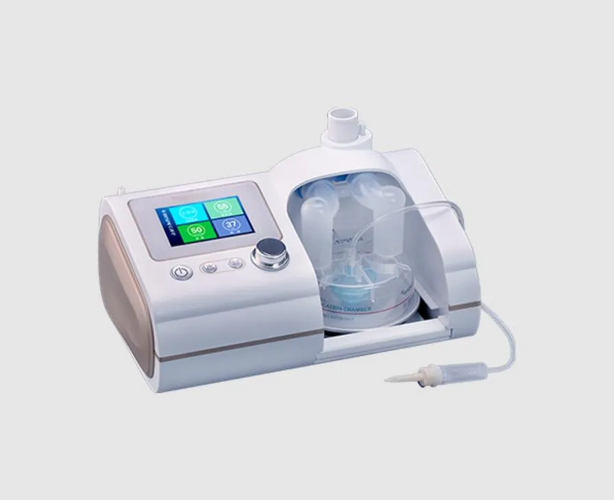 Hot Sale CE ISO Factory High Flow Oxygen System Device Therapy Nasal Cannula Hfnc/Hfot Respiratory Heated Humidified 2-80lpm Oxygen Humidifier