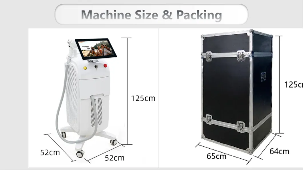 Hot Selling 2021 Laser Hair Removal 3 Wavelength 755 1064 808 Diode Laser Hair Removal Machine