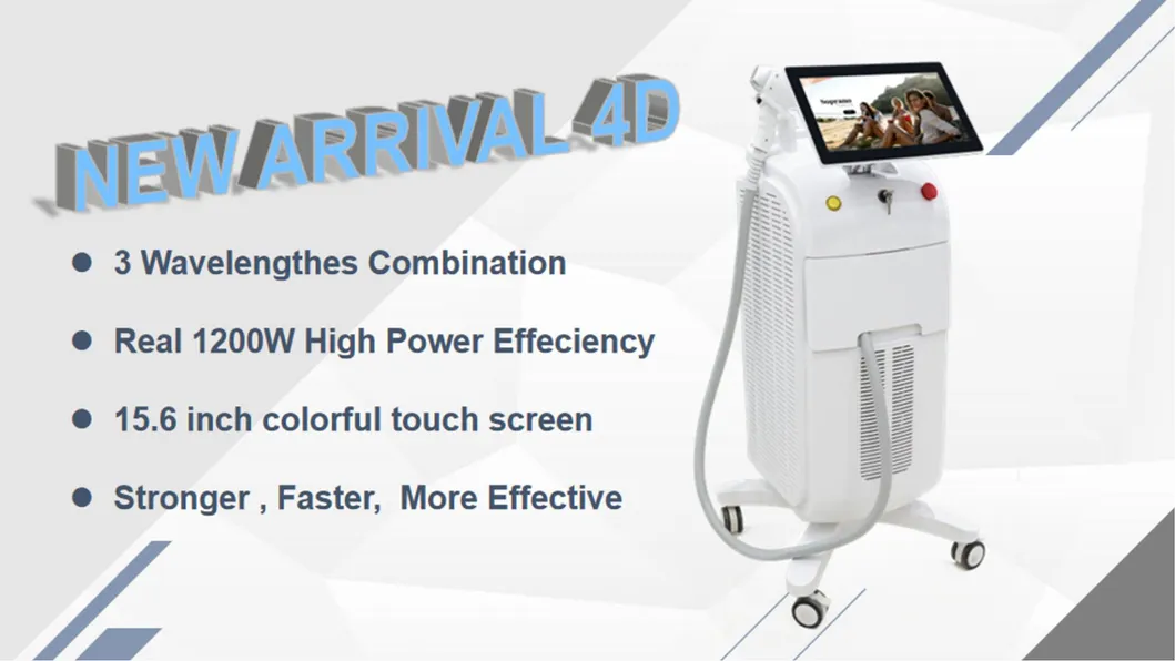 Hot Selling 2021 Laser Hair Removal 3 Wavelength 755 1064 808 Diode Laser Hair Removal Machine