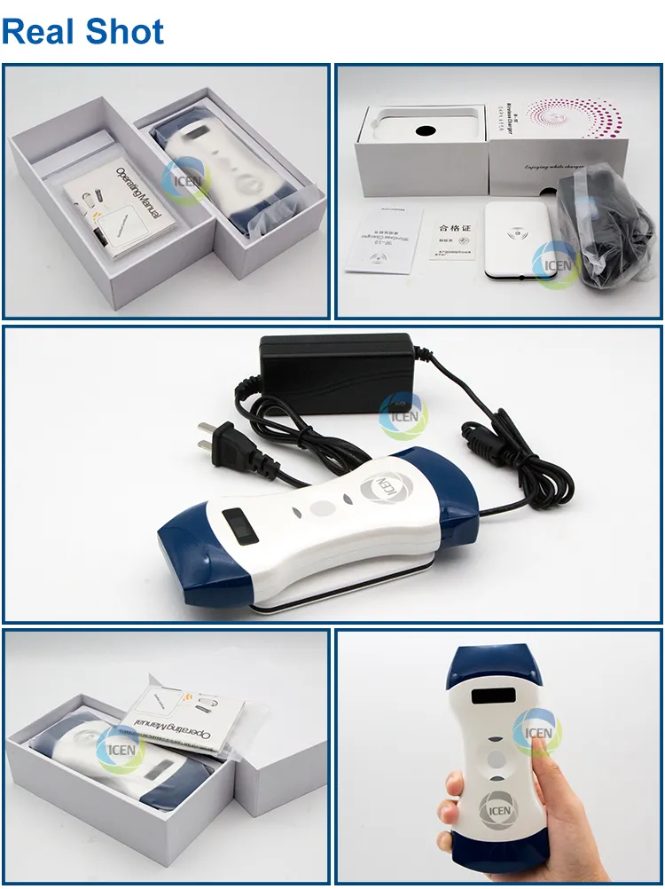 IN-AC5DC Ultrasound Scanner Windows Double Head Wireless Ultrasound Probe