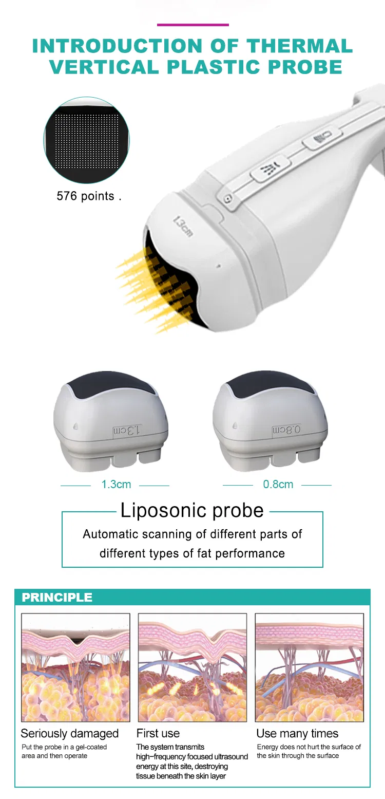IN-M112A portable Lipo hifu facial 13mm fat removal home hifu machine