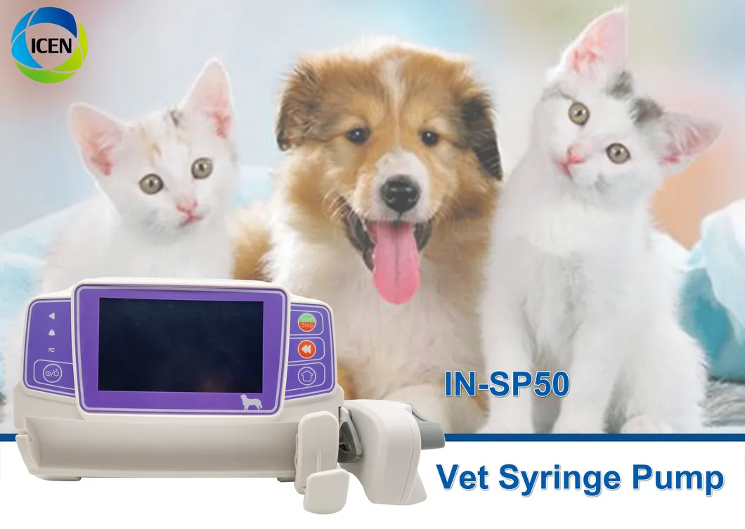IN-SP50 ICEN animal Medical instrument Clinic Syringe Infusion Feeding Pump
