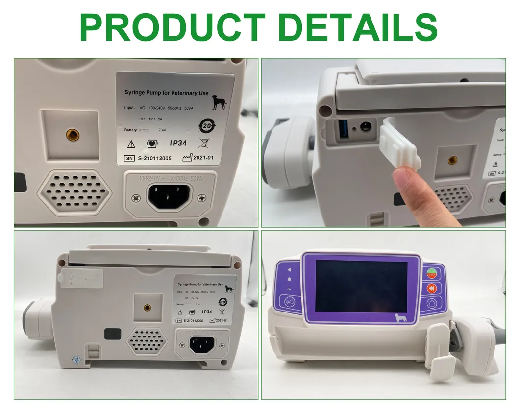 IN-SP50 ICEN animal Medical instrument Clinic Syringe Infusion Feeding Pump