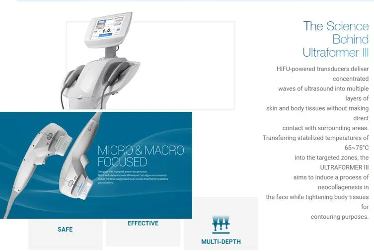 Liposonix Hifu 7D Lipohifu Slimming Machine for Body Weight Loss Smas Face Lifting