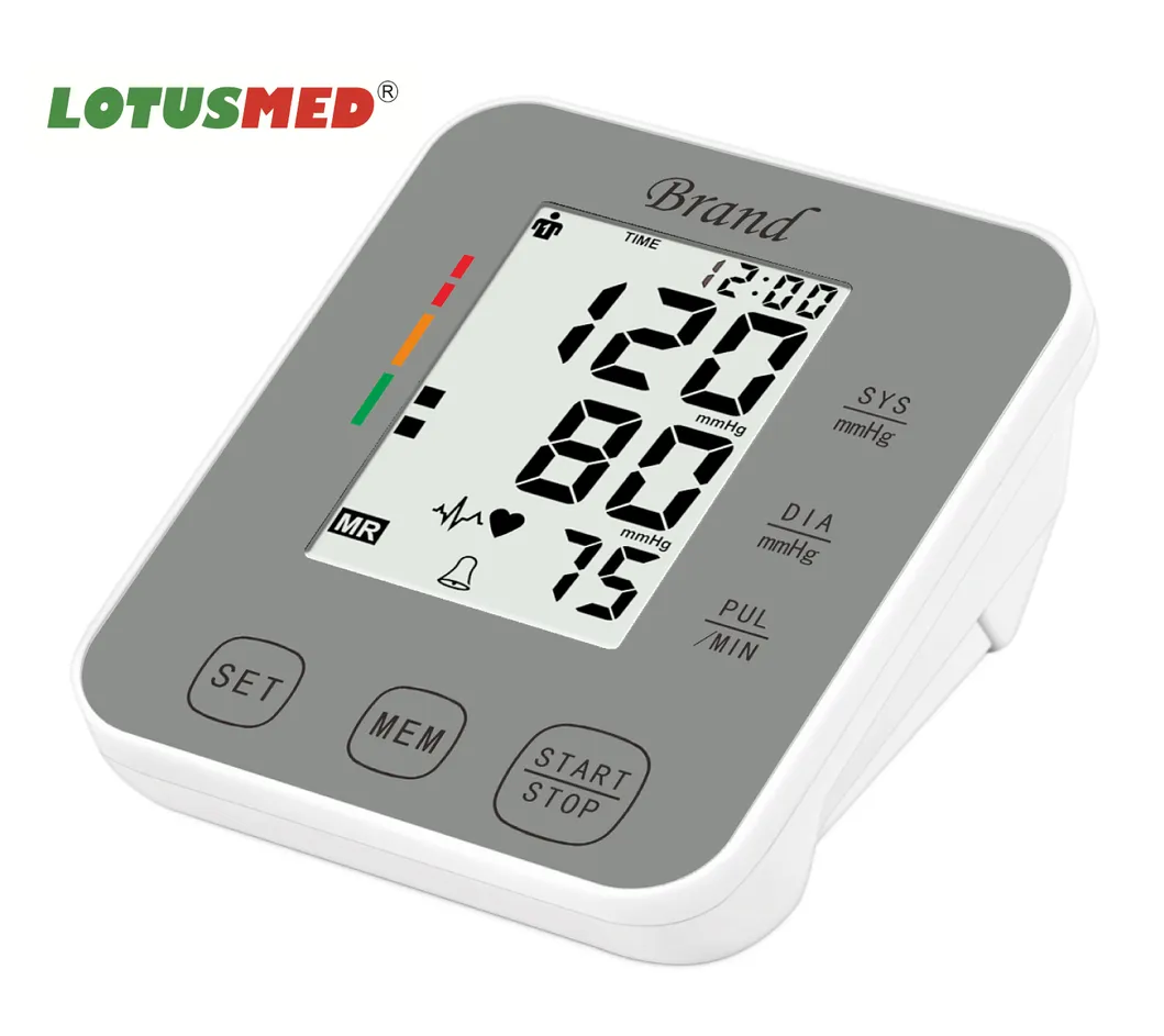 Lotusmed-Bpm-A3-5 Customized Home Sphygmomanometerdigital Blood Pressure Monitor Bp Monitor