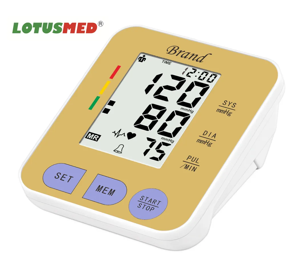 Lotusmed-Bpm-A3-5 Customized Home Sphygmomanometerdigital Blood Pressure Monitor Bp Monitor