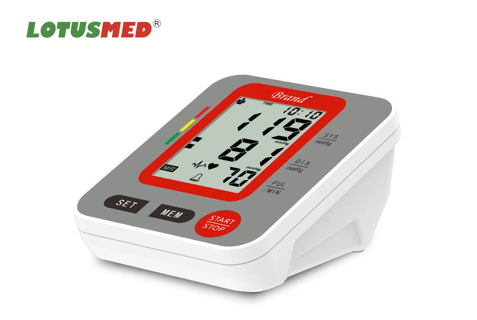 Lotusmed- Bpm -A3-5 Customized Home Sphygmomanometerdigital Blood Pressure Monitor Bp Monitor