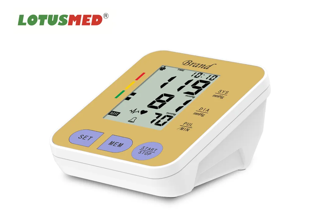Lotusmed-Bpm-A3-5 Customized Home Sphygmomanometerdigital Blood Pressure Monitor Bp Monitor