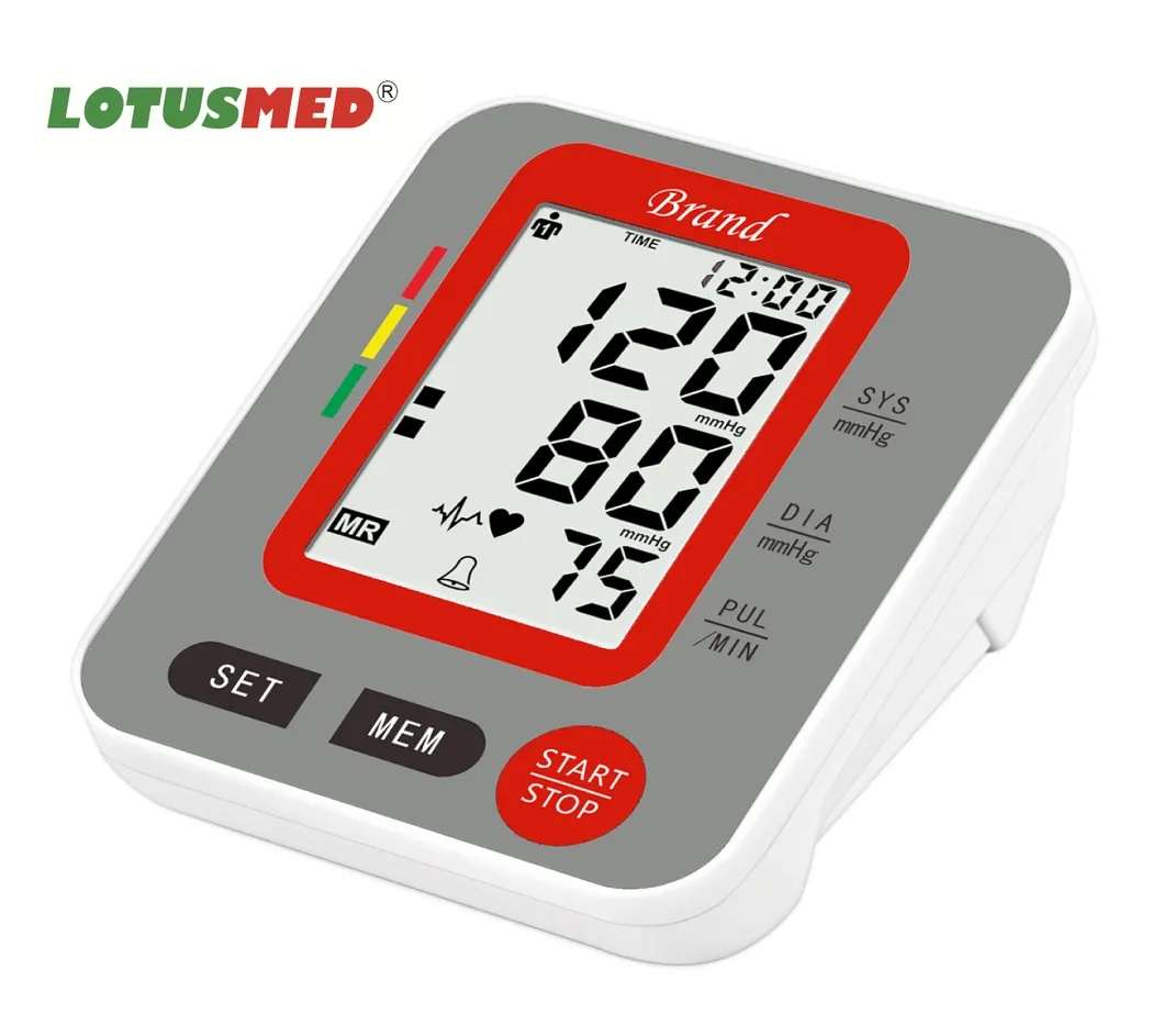 Lotusmed-Bpm-A3-5 Customized Home Sphygmomanometerdigital Blood Pressure Monitor Bp Monitor