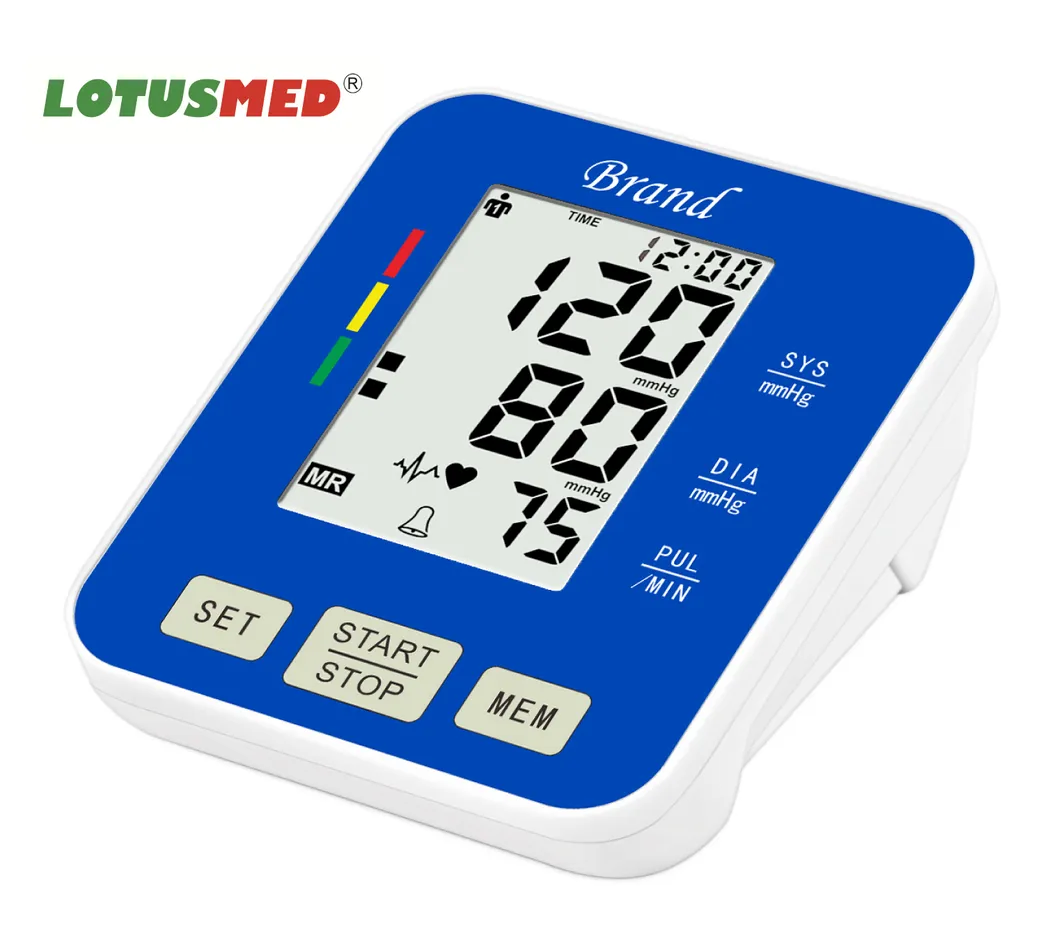 Lotusmed-Bpm-A3-8 Customized Home Sphygmomanometerdigital Blood Pressure Monitor Bp Monitor