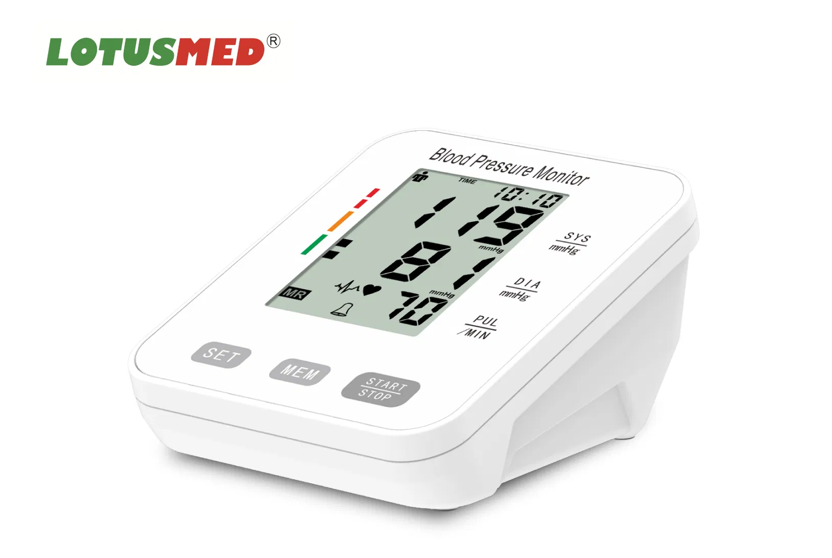 Lotusmed- Bpm -A3-8 Customized Home Sphygmomanometerdigital Blood Pressure Monitor Bp Monitor