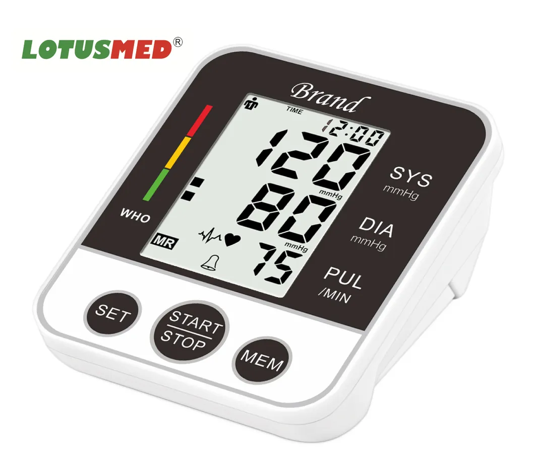 Lotusmed-Bpm-A3-8 Customized Home Sphygmomanometerdigital Blood Pressure Monitor Bp Monitor
